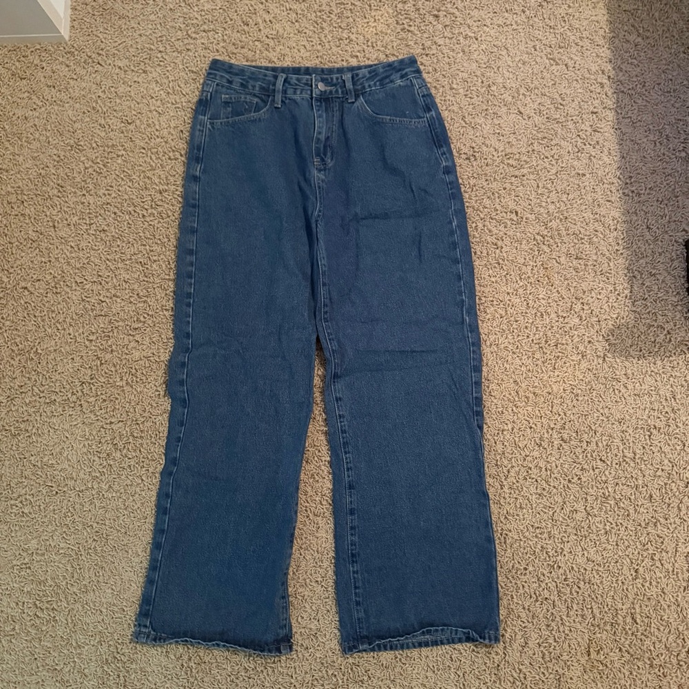Amazon Women's Straight Leg Blue Jeans